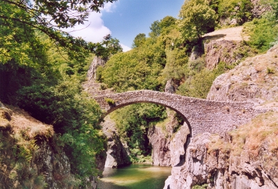 Le pont du diable à Thueyts