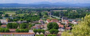 Le Teil, a town in the Ardèche in the Rhône Valley (07400)