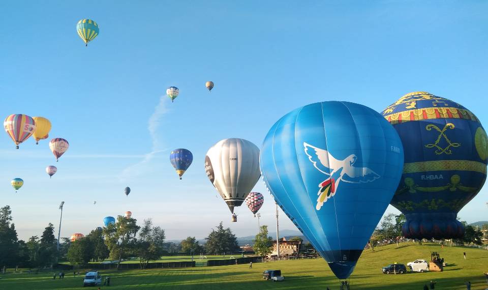 The art of soaring and hot-air ballooning in Annonay, Ardèche