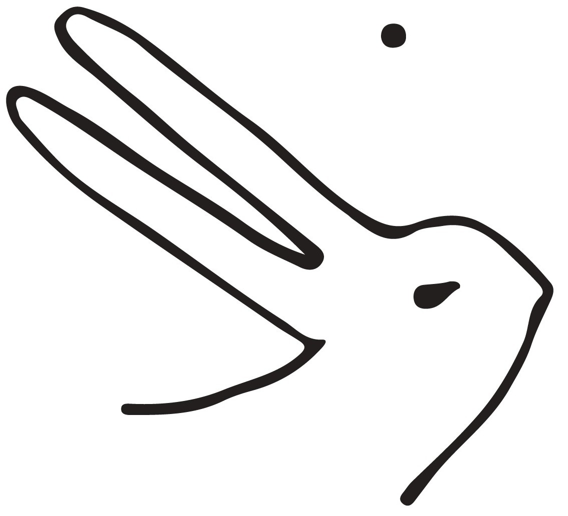 Dessin d'un lapin, logo Ardèche Images à Lussas