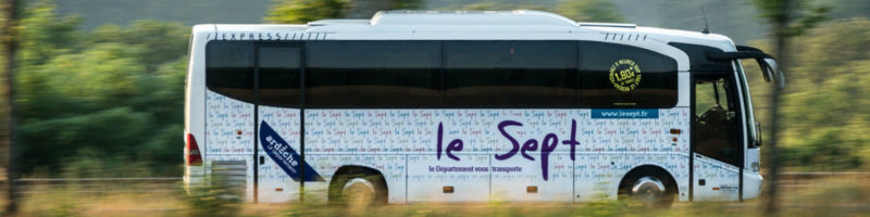 Bus en Ardèche, le Sept