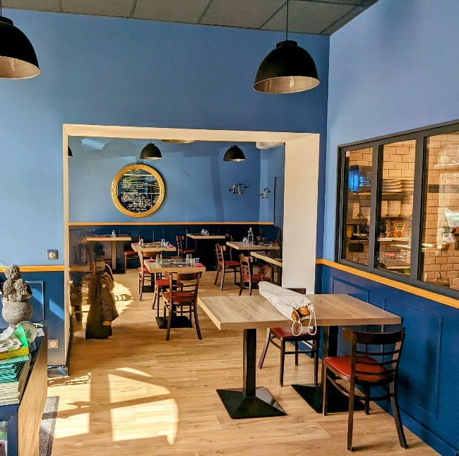 Cantine des anges au Cheylard, l'intérieur