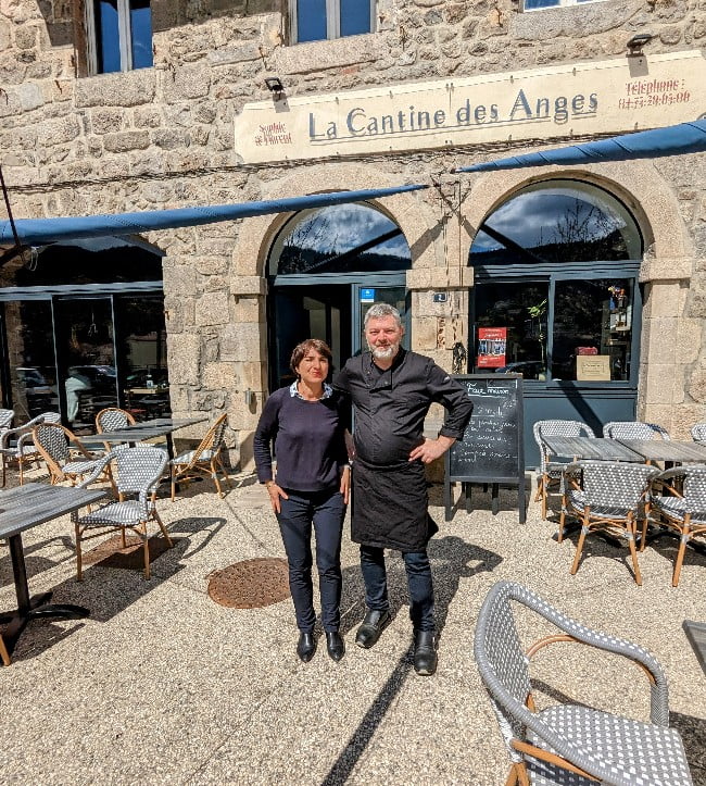 Sophie et Florent de la Cantine du Cheylard