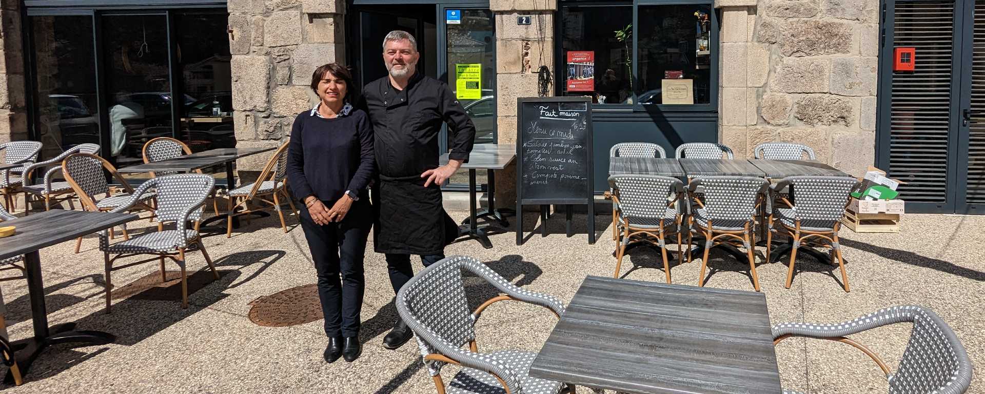 Cantine des Anges, le couple restaurateur au Cheylard en Ardèche