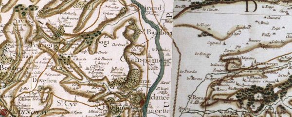 La Pile du Bac à Traille à Champagne en Ardèche