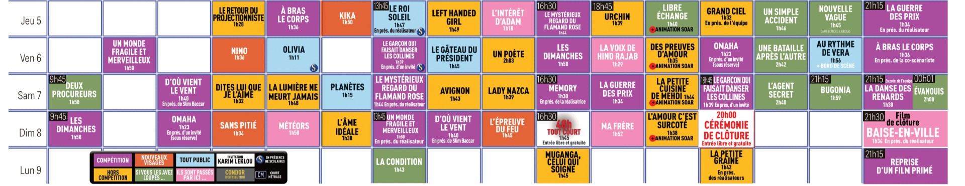 Les films du 5 au 9 février