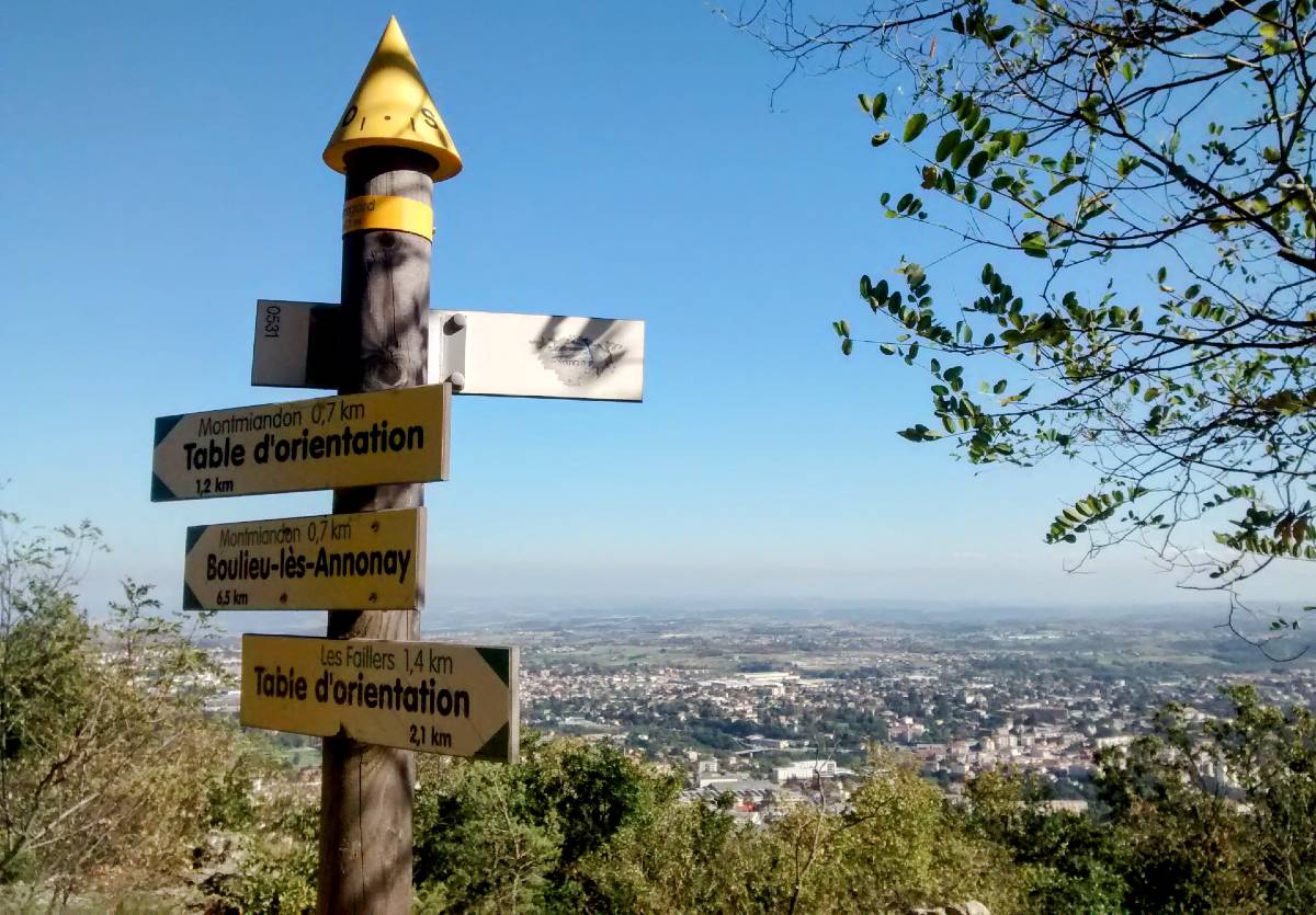 Randonnée au Montmiandon à Annonay en Ardèche