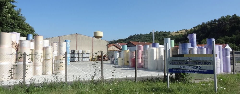 Usine Canson, site Moulin du Roy à Saint-Marcel-les-Annonay en Ardèche