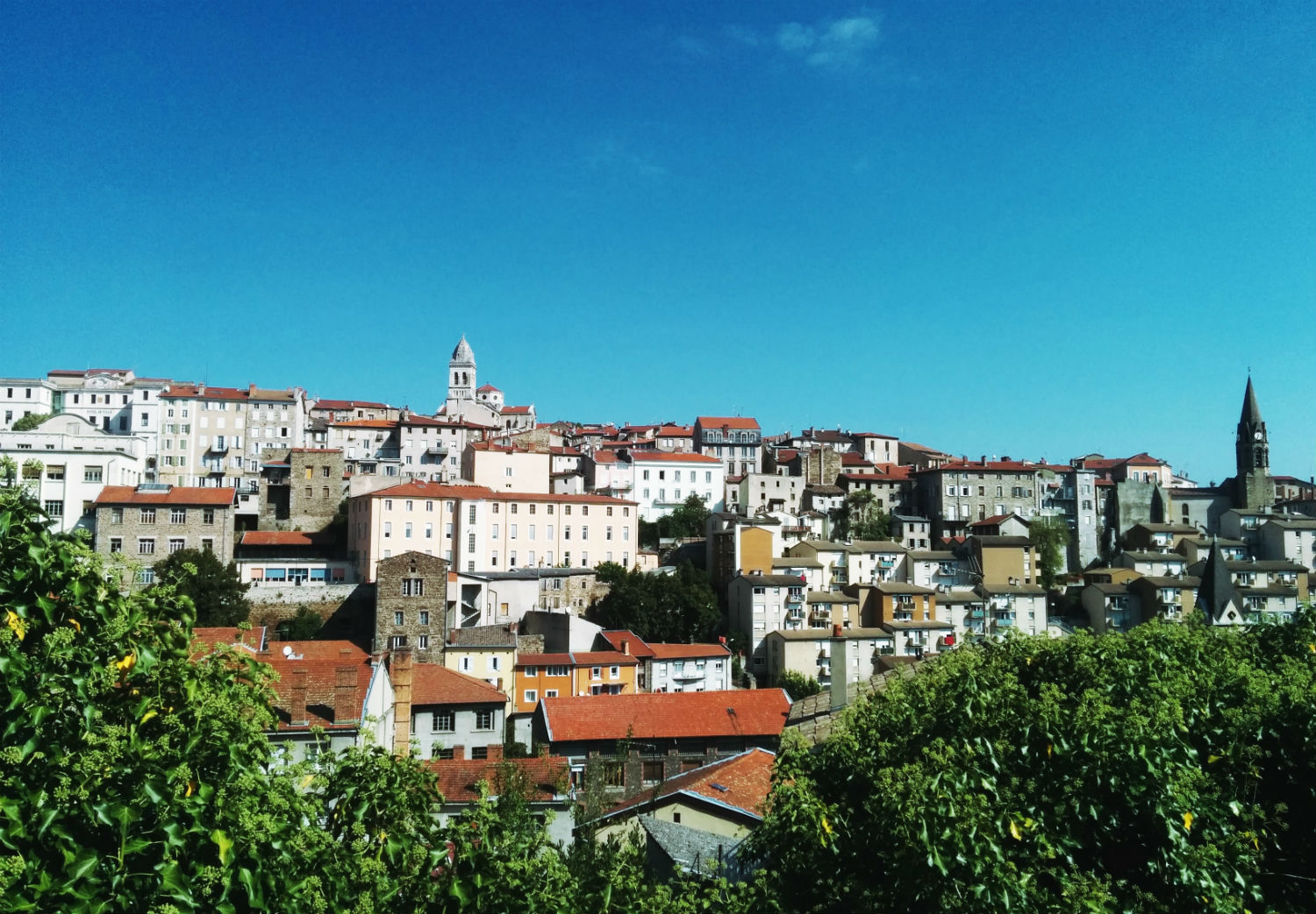 Annonay en Ardèche, centre ville historique