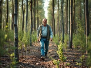 15 000 arbres plantés en 25 ans sur 20 hectares à Saint-Martial en Ardèche