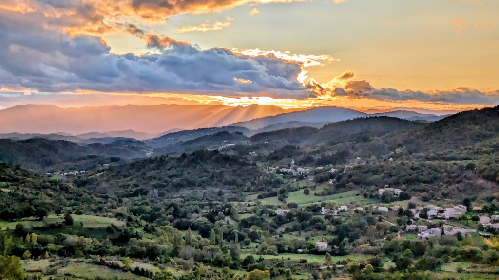 Paysage et montagne en Ardèche