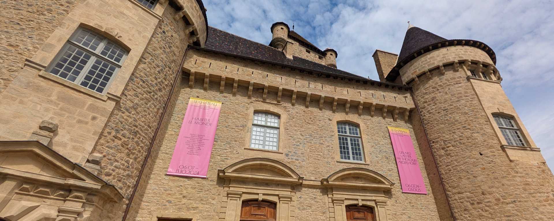 Centre d'art et château d'Aubenas en Ardèche 2024
